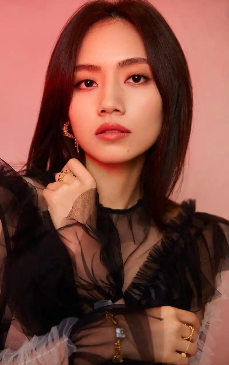 刘惜君黑纱裙气质写真图片17