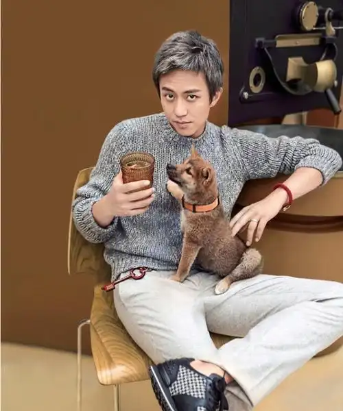 邓超白发造型登封面 霸气外露