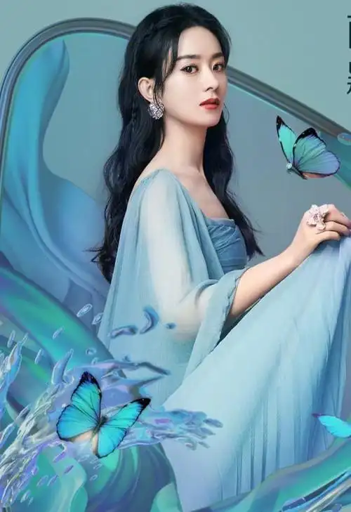 赵丽颖五登时尚芭莎夏日繁花大片温柔且坚定