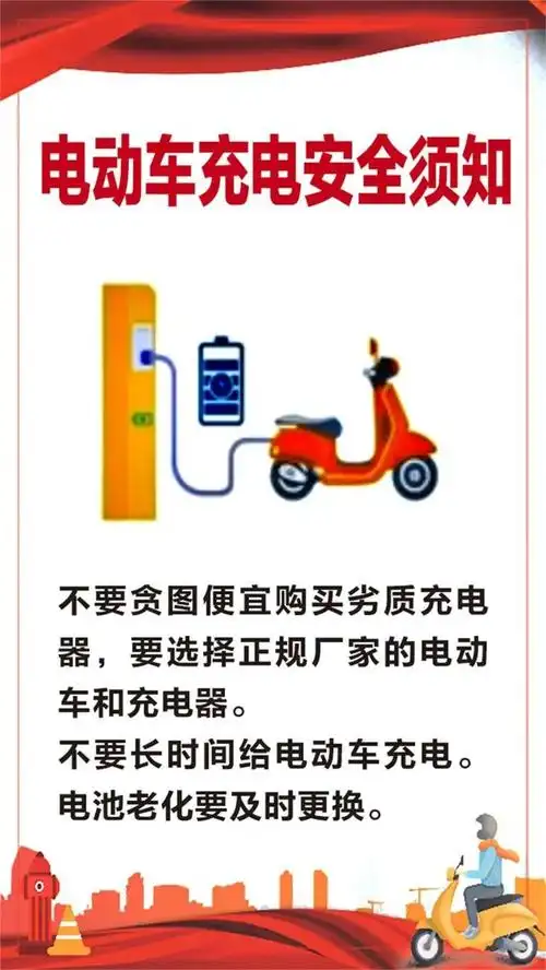 海报丨电动车充电安全须知