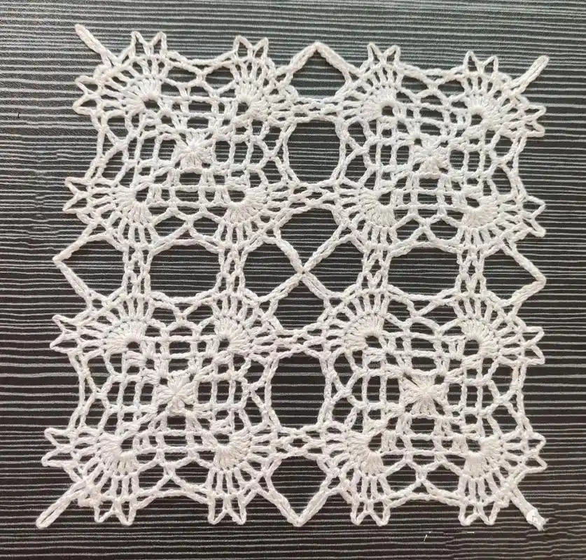 蕾丝桌布图解分享出处见水印儿 - 抖音