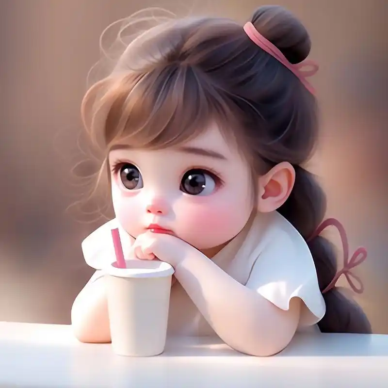 奶茶妹妹#ai绘画# #二次元# #q版头像