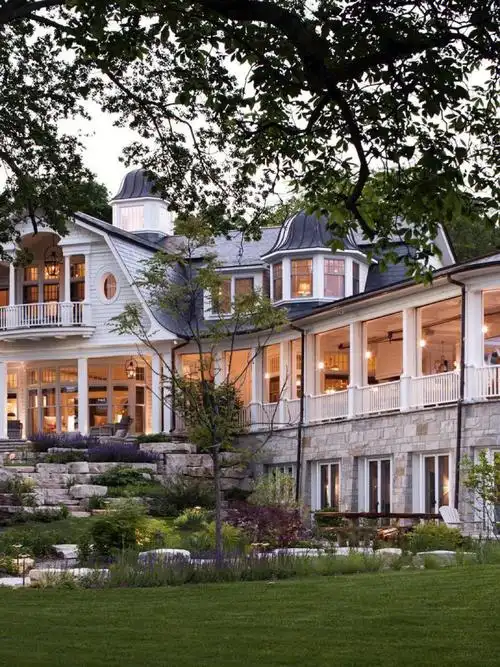 超美的花园田园别墅设计