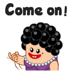 微信表情——戏精阿姨