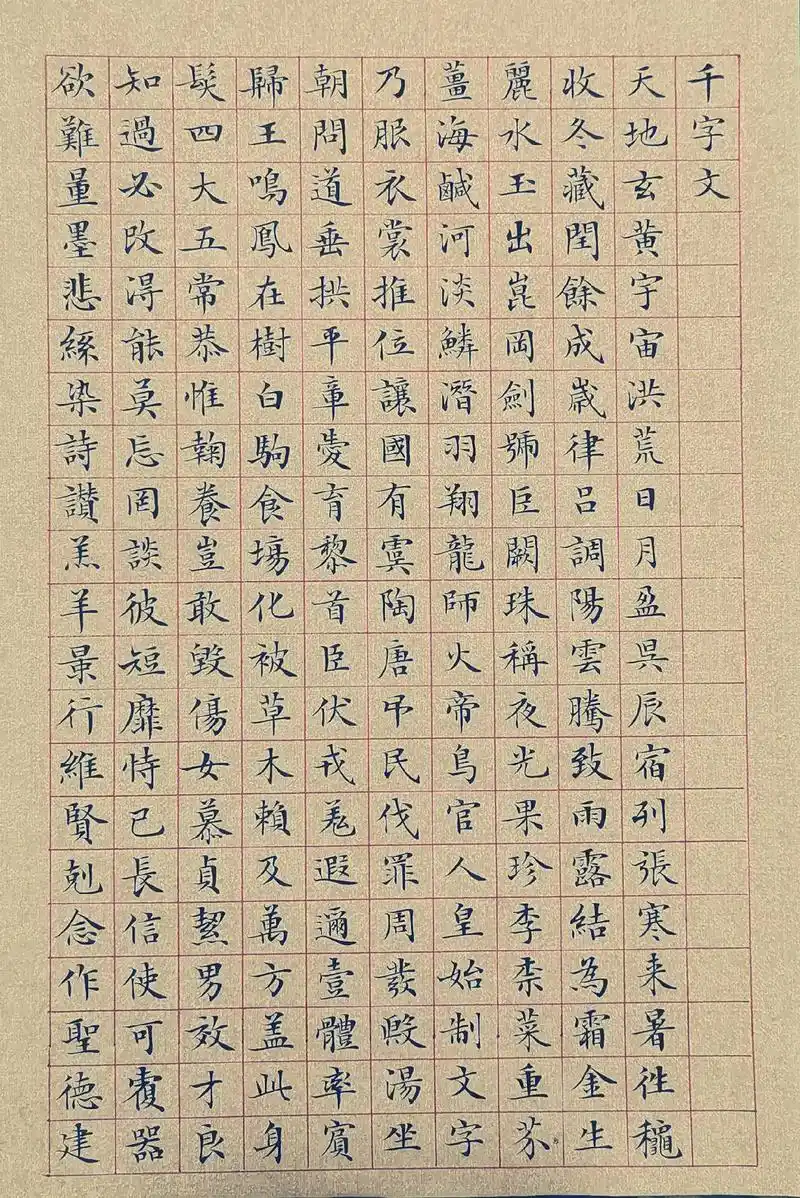 文征明千字文通临#创作灵感 #认真学楷书 #贵在坚持 #小楷 - 抖音