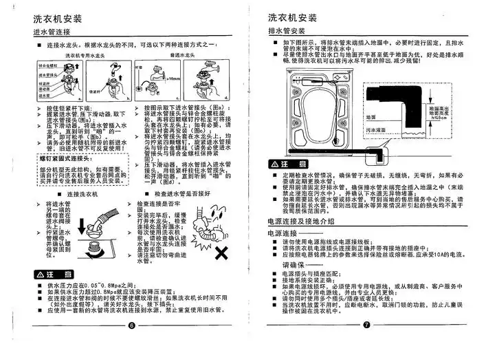 tcl滚筒洗衣机使用说明书(xqg65-q100;xqg65-q100h;xqg80-q300).pdf