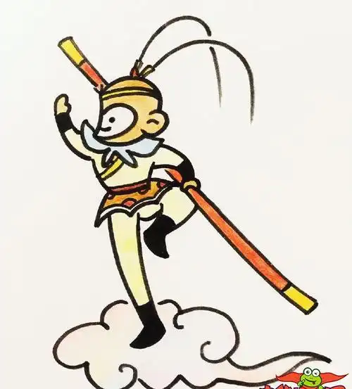 最简单的孙悟空怎么画,孙悟空简笔画步骤图解_简笔画教程_简笔画大全