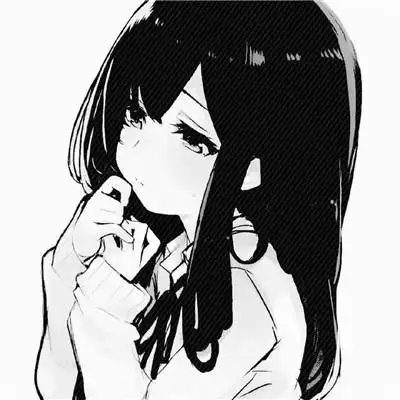 ins黑白动漫女头