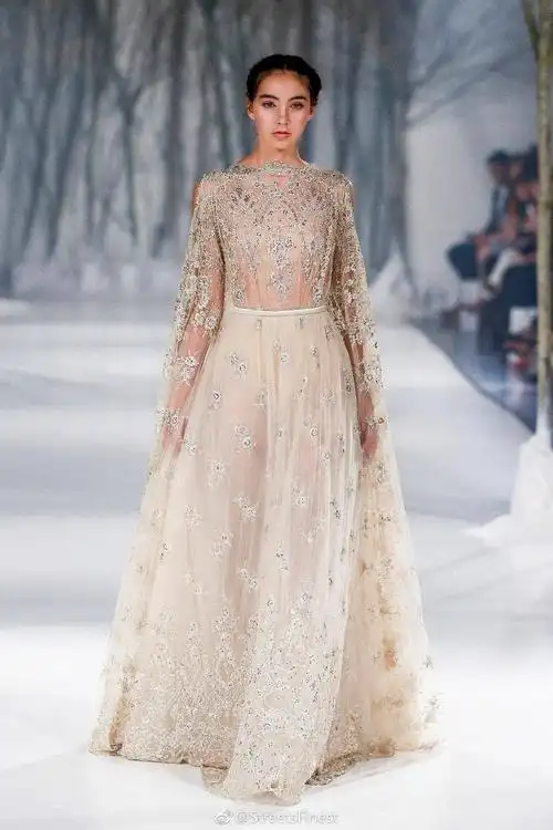 透视装服装很美,单纯的审美还是很好看的