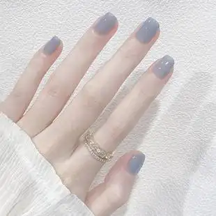 蓝色美甲油胶2021年新款夏天网红流行果冻冰透色系指甲油胶光疗胶