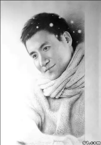 求一张张学友的素描画