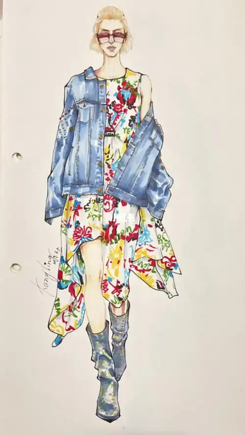 服装设计手绘