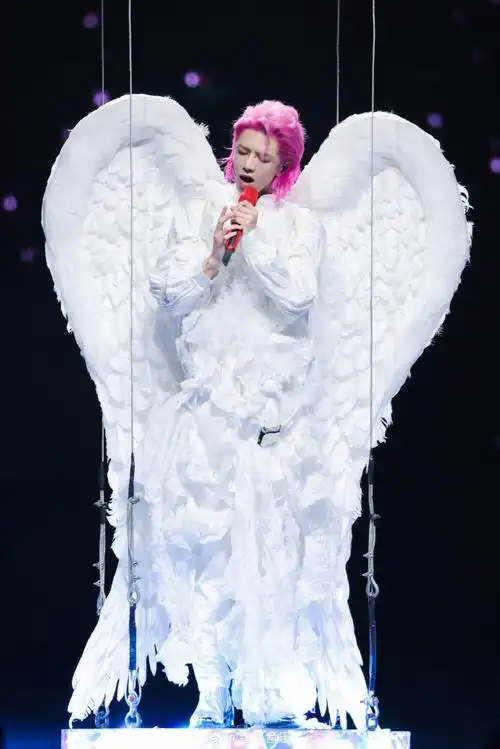 华晨宇演唱会看到天使了#今晚又是被华晨宇惊艳的一晚,广州收官站