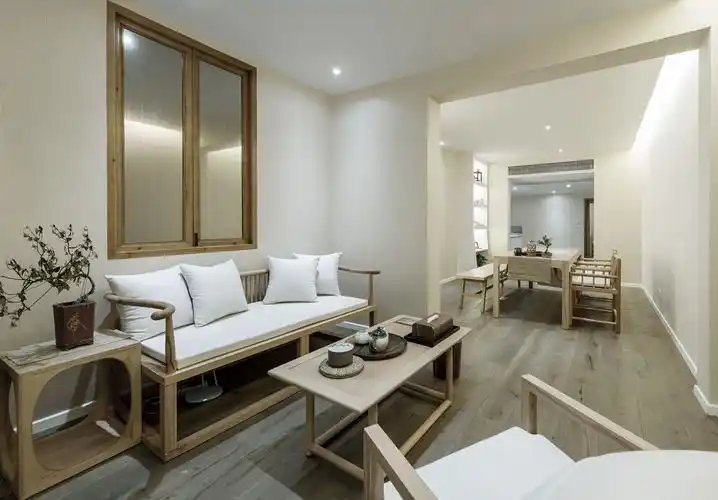 简约风格养生会所装修设计效果图片   200平米养生会所装修图片