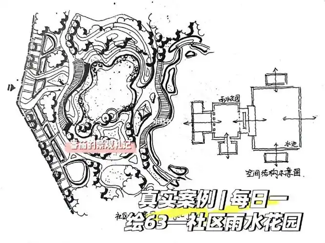 真实案例 | 每日一绘63——社区雨水花园