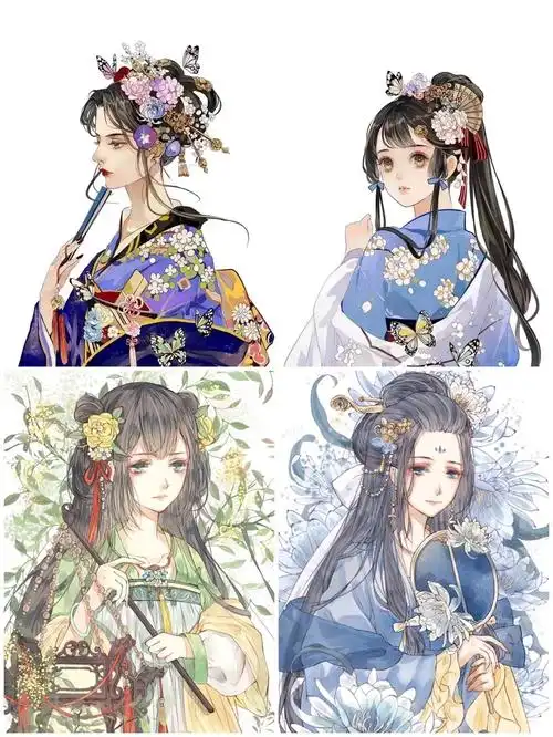 头像超唯美的古风闺蜜头像