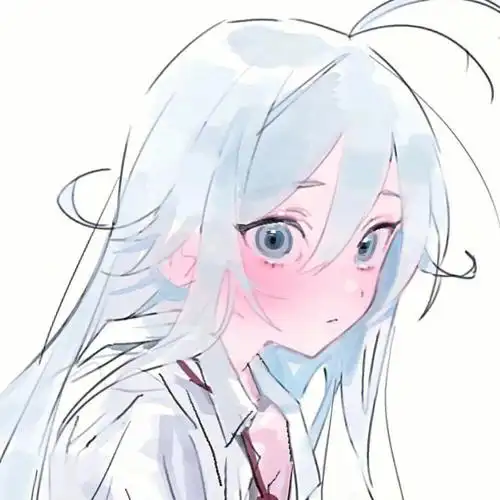 白色系动漫女头