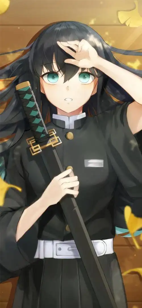 一组鬼灭之刃高清全面屏壁纸无水印分享