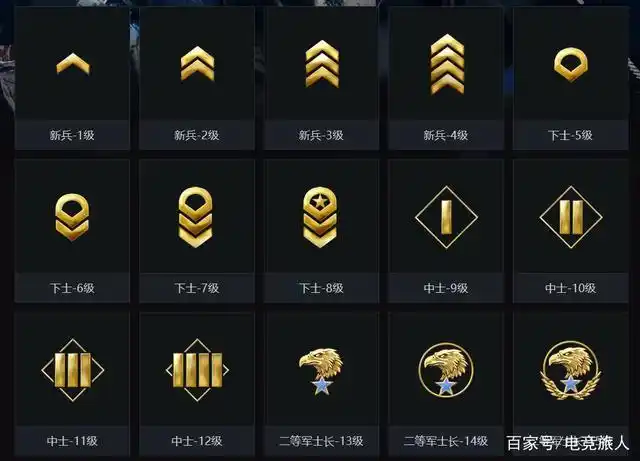 在csgo中有着水平组等级(段位等级)和军衔等级(经验等级),军衔等级一