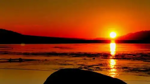 抖音最火晚霞日落美景