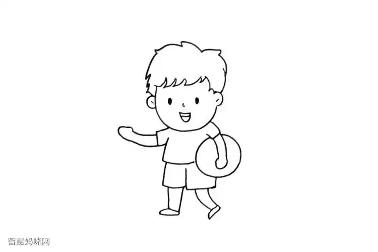 人物简笔画大全小男孩简笔画