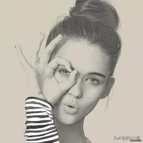 少女素描肖像画日本女插画师keimeguro人物铅笔手绘专辑