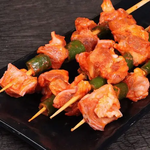 青椒脆骨串20串/包猪脆骨串铁板烧烤串冷冻腌制食材