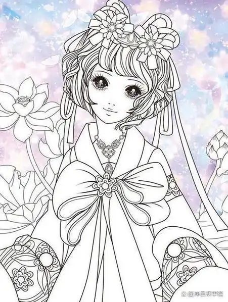 10张公主简笔画图片