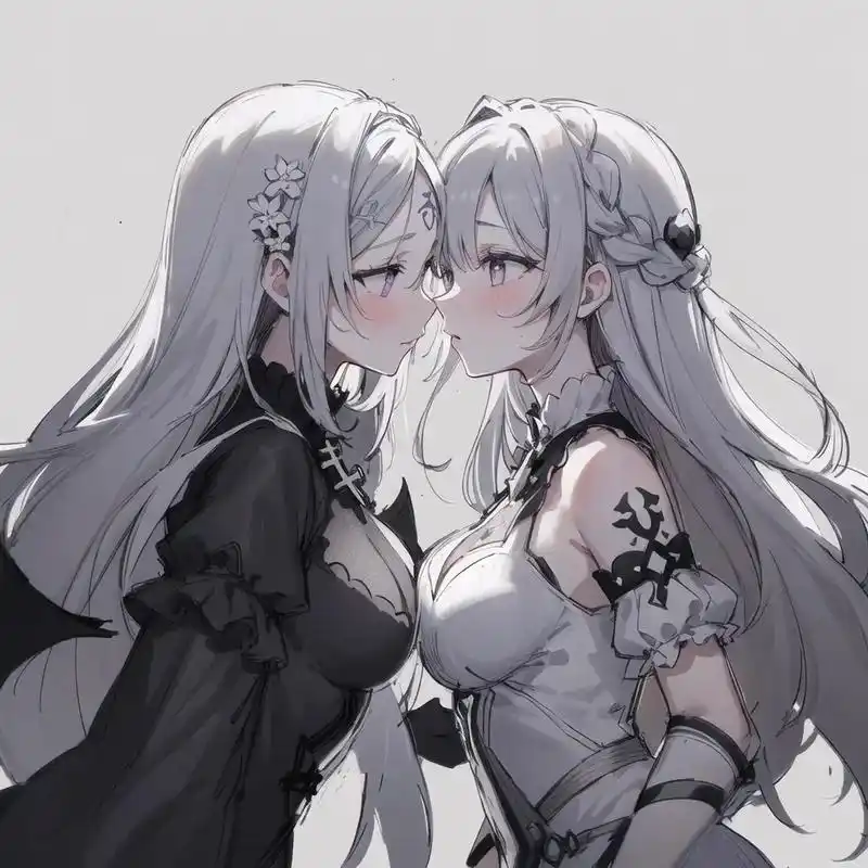 百合系(8)#创作灵感 #ai绘画 #二次元 #动漫头像 # - 抖音