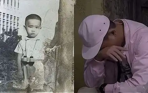 小时候陈小春非常调皮,经常在村子里打狗撵鸡,严厉的父亲每次都会用