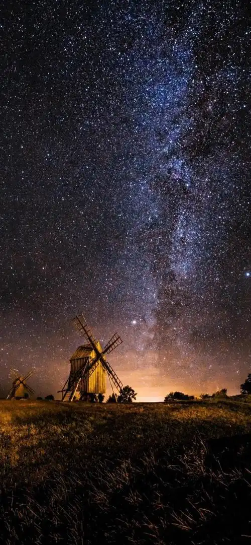 梦一般绝美的璀璨星空,高清图片,手机锁屏桌面-壁纸族