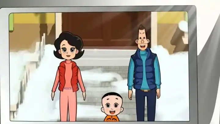 大头儿子:就照个全家福,咋就这么难呢,肯定是爸爸没调好