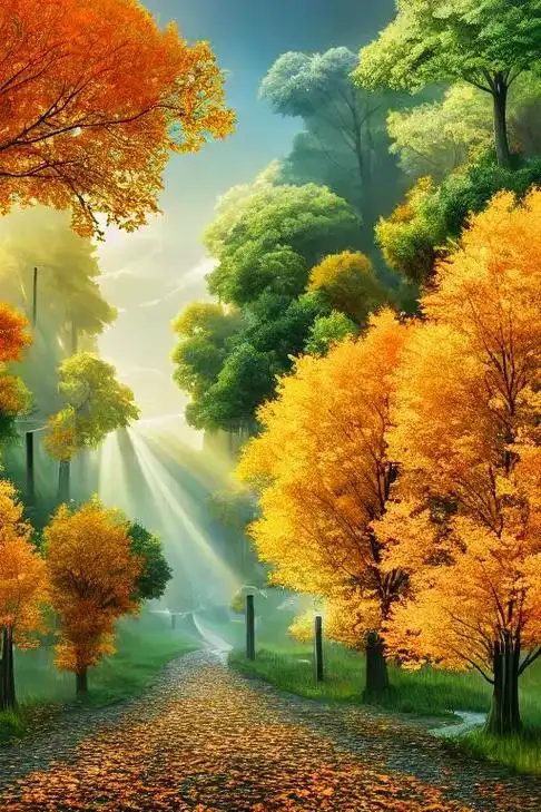 秋天的景色总是那么迷人#治愈系风景 #唯美意境  - 抖音