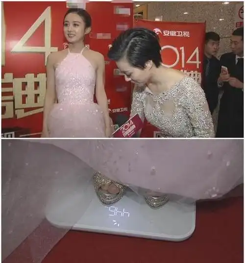 女星被过磅了快来看诗诗丽颖有多重