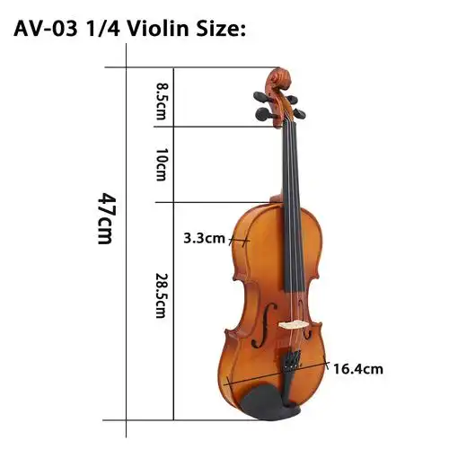 1-4小提琴尺寸图