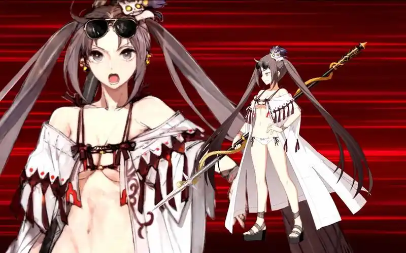 【fgo】泳装 lancer 虞美人[cv. 伊濑茉莉也] 模组演示