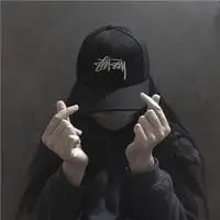 网红微信头像女高冷社会抖音网红高冷女生头像图片点击鼠标右键下载