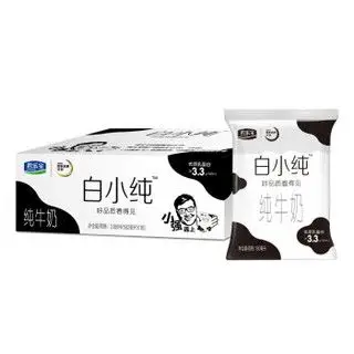 junlebao 君乐宝 白小纯纯牛奶 180ml*16袋