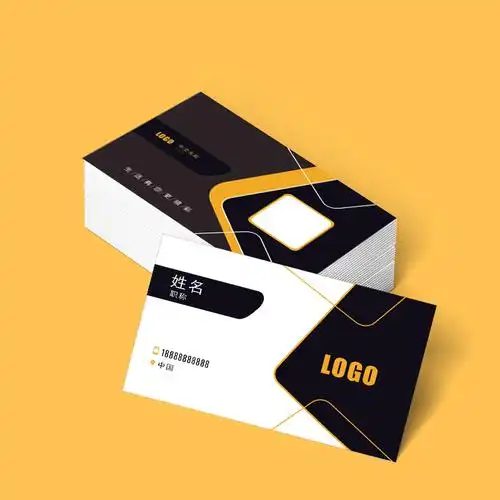名片电子版设计高端定制销售装修创意高档商务名片设计