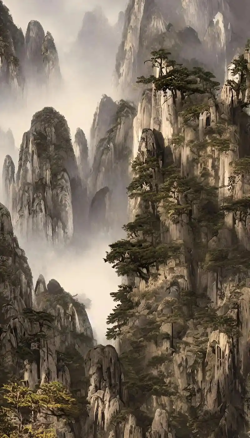 山水画 #风景画 #山水如画 #山水风景画 #图文扶持计划 - 抖音