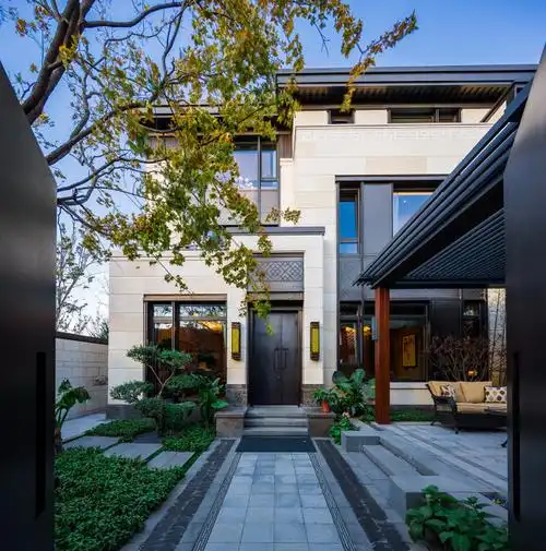 庭院设计别墅带花园才叫豪宅等我买别墅就建个这样的院子