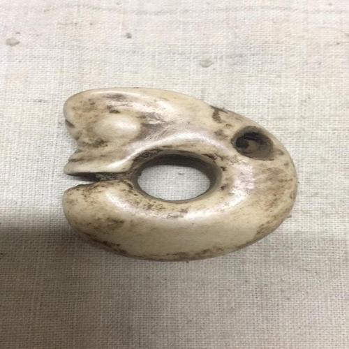 【祖传】玉猪龙4红山文化战汉辽金明清玉器河磨玉古玉老玉