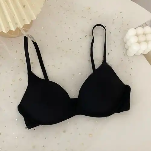 实拍实价内衣女无钢圈小胸聚拢胸罩调整型学生少女夏薄款无痕文胸