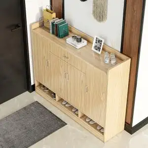 鞋柜门口家用一体新款入户门外靠墙边网红小房间有门一梯一户鞋架