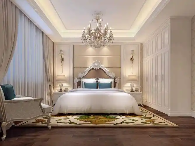 三居室卧室床装修图片效果图#135034195设计图片_一起装修网图库频道