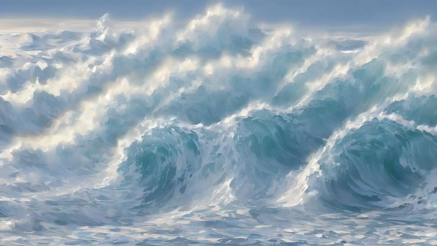 98唯美海浪壁纸精选集96 来感受大海的壮阔与温柔吧!