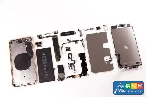 拆解苹果iphone 8 plus手机:爱模切爱拆机