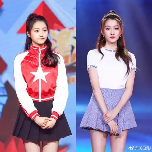 杨超越和关晓彤颜值气质和身材一眼就看出来结果了