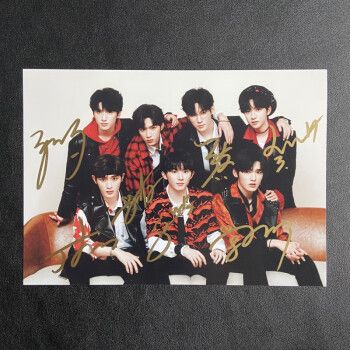 雷斯卡leisika时代少年团签名照时代少年团tnt签名照亲笔真周边宋亚轩