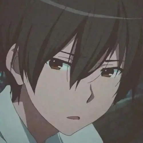 黑发动漫男头二次元头像喔男生